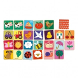 Wooden Memory Game Farm Animals