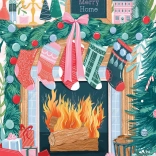 Pieces & Peace puzzle Christmas fireplace 500 pieces