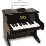 Vilac children's black wooden piano