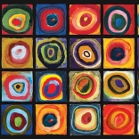 Panoramic Puzzle Color Study of Squares 1000 Pieces