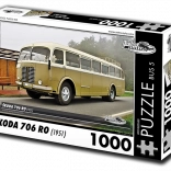 RETRO-CARS Puzzle Škoda 706 RO Bus (1951) 1000 pieces