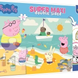 Puzzle recto-verso Peppa Pig SUPER MAXI 24 pièces