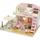 Miniature House Pink House 2Kids Toys
