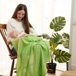 Lange en mousseline de coton Tommy Lise Opaline Green