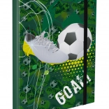 Baagl A4 School Notebook Folder Football Goal