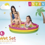 Intex kids’ inflatable pool 147 × 33 cm with three rings