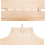 Small foot wooden racetrack – T-junction