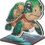 Peinture au diamant Océan : tortue