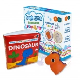 Magic bath book with toy – dinosaur