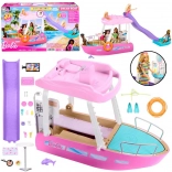 Barbie luxury motor boat with transformation and accessories