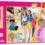 Puzzle 100 Pieces Glitter Glitter Barbie