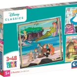 Clementoni Puzzle Disney Classics 3x48 pieces