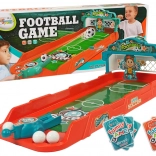 tabletop soccer with launcher and scoring cards for kids