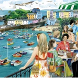 Puzzle Dinner in Tenby 1000 pieces