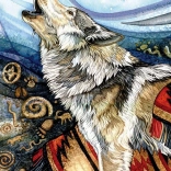 Howling Wolf Puzzle 260 Pieces