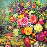 Puzzle Floral Bouquet 1000 Pieces by Eurographics