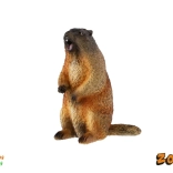 Sárgahasú mormota – realisztikus műanyag figura, 8 cm