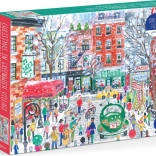 Puzzle Christmas in Greenwich Village 1000 Pieces GALISON