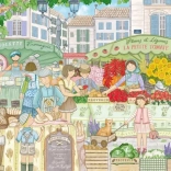 Puzzle Magnolia Markets 1000 pieces