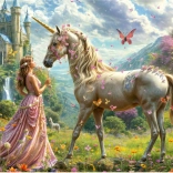 Puzzle Fairy, Unicorn and Butterflies 500 Pieces