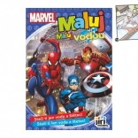 Water Paint Coloring Book A5 MARVEL 15 × 21 cm