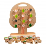 Lucy & Leo wooden lacing tree – Montessori threading set