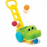 Trottinette crocodile avec balles