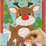 GRAFIX Immagine a mosaico Natale: Renna 14x23 cm