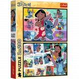 Puzzle 2x200 Happy Life of Stitch - Disney Lilo and Stitch