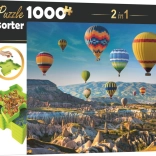 Puzzle and Sorter TREFL 2in1 Balloons Over Cappadocia 1000 Pieces
