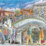 GIBSONS Puzzle Ha'penny Bridge 1000 pieces