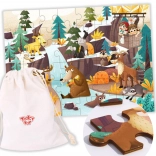 Tooky Toy puzzle Alps - Animals and Landscape