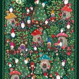 Puzzle Gibsons The Art File: Christmas Village 1000 pieces