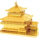 Metal Construction Set 3D Puzzle Kinkaku-ji Temple Gold