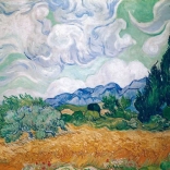 Puzzle Wheat Field with Cypresses 1000 Pieces