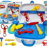 Medical set in a rolling suitcase