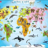 Larsen educational puzzle Animals of the World 28 pieces