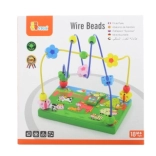 Wooden Bead Maze Farm with Magnetic Farmer