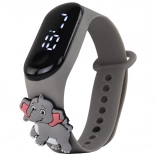 Touch Watches Gray Elephant with Adjustable Strap