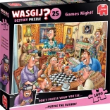 JUMBO Puzzle Wasgij Destiny: Game Night 1000 Pieces