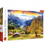 1000-piece puzzle – picturesque Alpine village Trefl