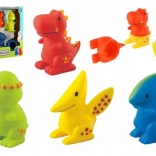 Set van combineerbare spuitende bad-dino’s LITTLE HERO MIX 'N MATCH