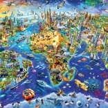 Puzzle Crazy World 2000 Pieces EUROGRAPHICS