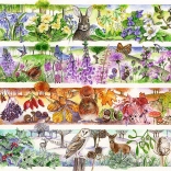 Puzzle TREFL Premium Plus Tea Time: Four Seasons 1000 pieces