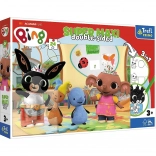 Puzzle Super Maxi recto-verso Bing et ses amis