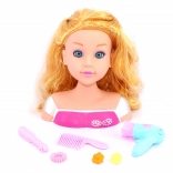 Styling head with accessories 22 cm