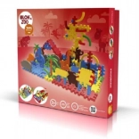 Plastic Construction Set BLOK 4 Zoo, 235 pieces