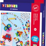 Perles à repasser PLAYBOX – kit de perles, bracelets et pendentifs 1550 pcs