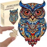 Puzzle en bois motif chouette KRUZZEL