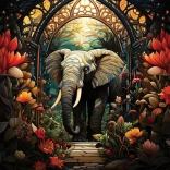 Puslespil Blomstervogteren 1000 brikker ART PUZZLE